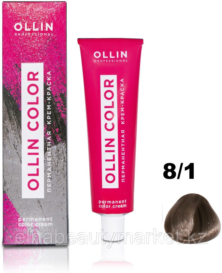Ollin Professional Color 8/1 светло-русый пепельный крем-краска 100 мл