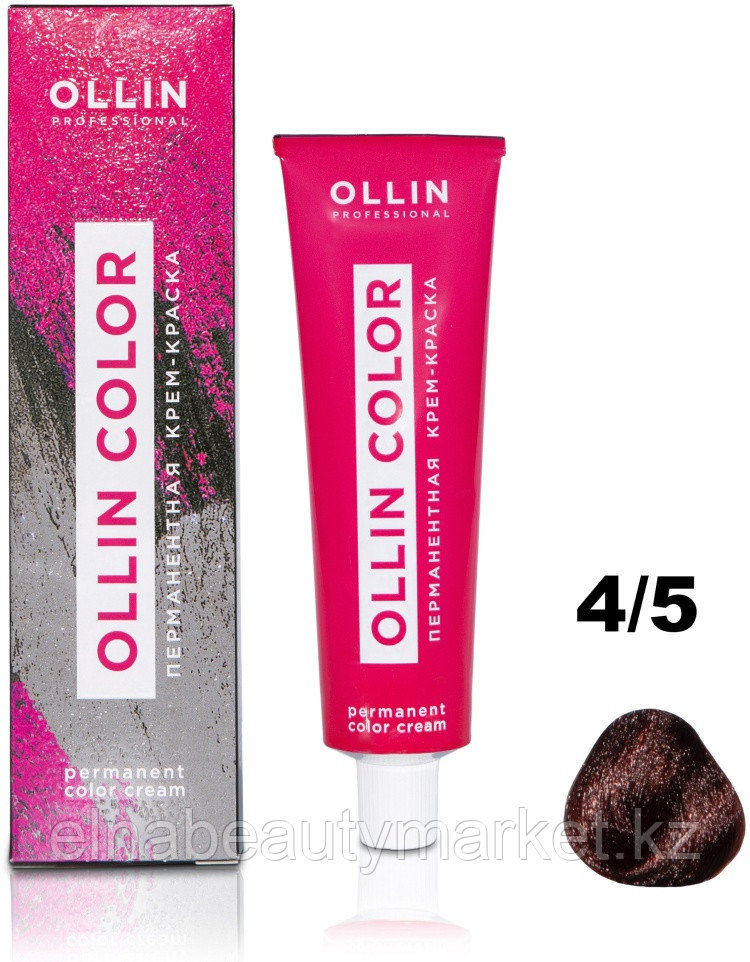 Ollin Professional Color 4/5 шатен махагоновый крем-краска 100 мл