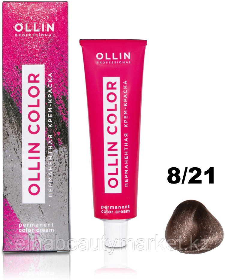 Ollin Professional Color 8/21 светло-русый фиолетово-пепельный крем-краска  100 мл