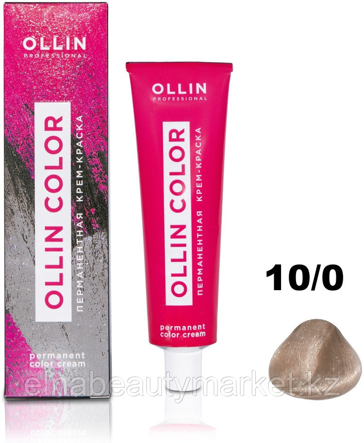 Ollin Professional Color 10/0 светлый блондин крем-краска 100 мл
