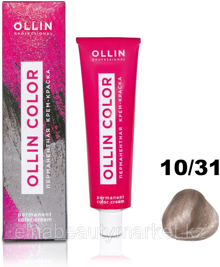 Ollin Professional Color 10/31 светлый блондин золотисто-пепельный крем-краска 100 мл