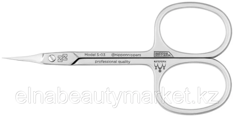Nippon Nippers маникюрные ножницы для кутикулы S-03, 90 мм