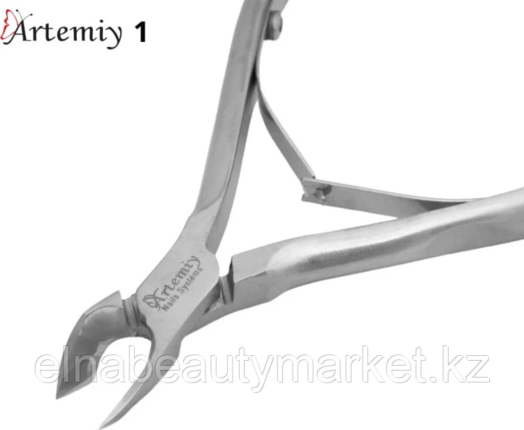 Artemiy №1, кусачки-щипчики, лезвие 6 мм, длина 10.5 см, двойная пружина, 1 шт