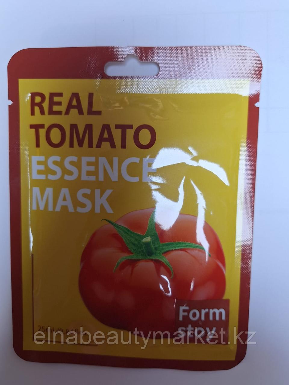 Маска для лица Тканевая  томат